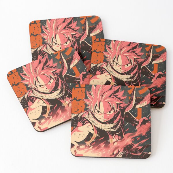 Item preview, Natsu Distressed Poster  designed and sold by AnimeArsenalPrints.