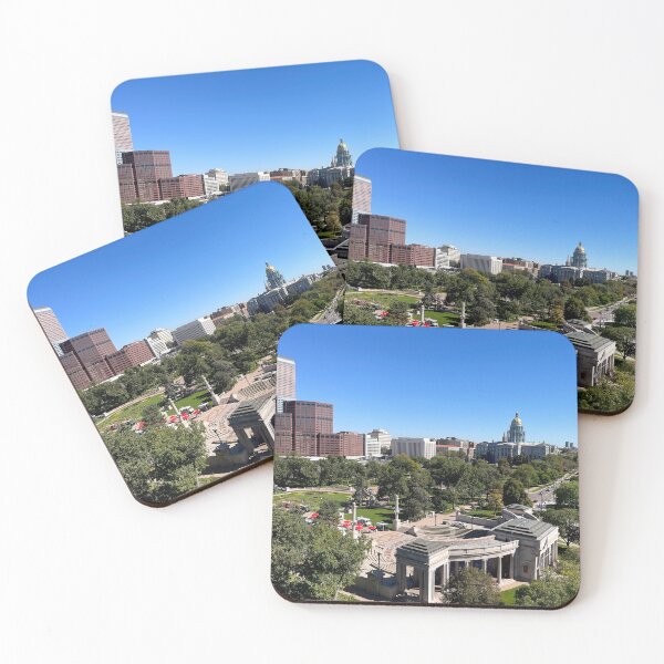 Artikelvorschau, Skyline der Innenstadt von Denver mit Colorado State Capitol Fotografie entworfen und verkauft von ValeriesGallery.
