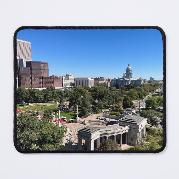 Item preview, Downtown Denver Skyline with Colorado State Capitol Photography designed and sold by ValeriesGallery.