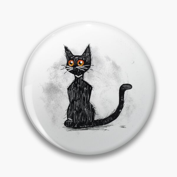 Item preview, Day 1 : Cat - Drawlloween designed and sold by Spectrael (Lea Beuvant).
