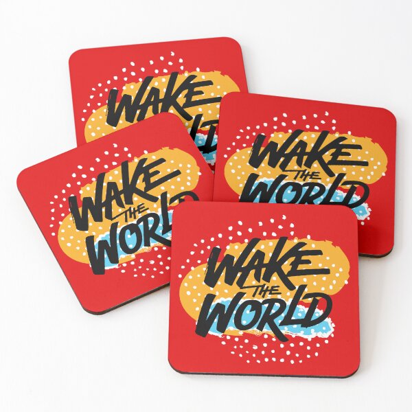 Item preview, Wake the world | Awkward | Funny Quote designed and sold by Checkmate55.