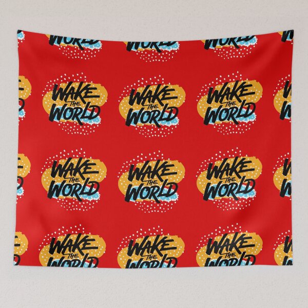 Item preview, Wake the world | Awkward | Funny Quote designed and sold by Checkmate55.
