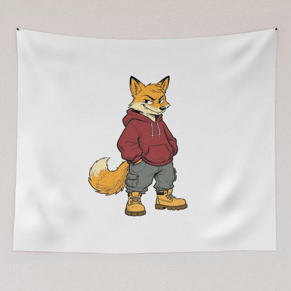 Item preview, The fox is a bully designed and sold by krabbaraban.