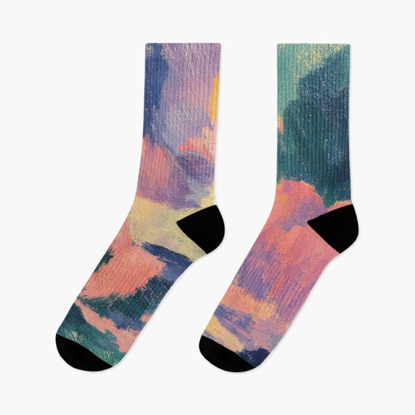 Item preview, Abstract color swirls in blue and violet designed and sold by ArtHouseNiklas.