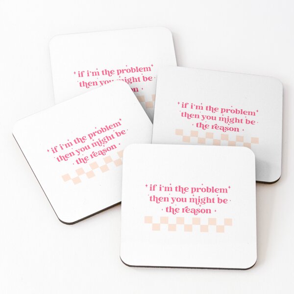 Item preview, If I'm The Problem Then You Might Be The Reason | Sassy Pink Quote designed and sold by Colorful-Garden.