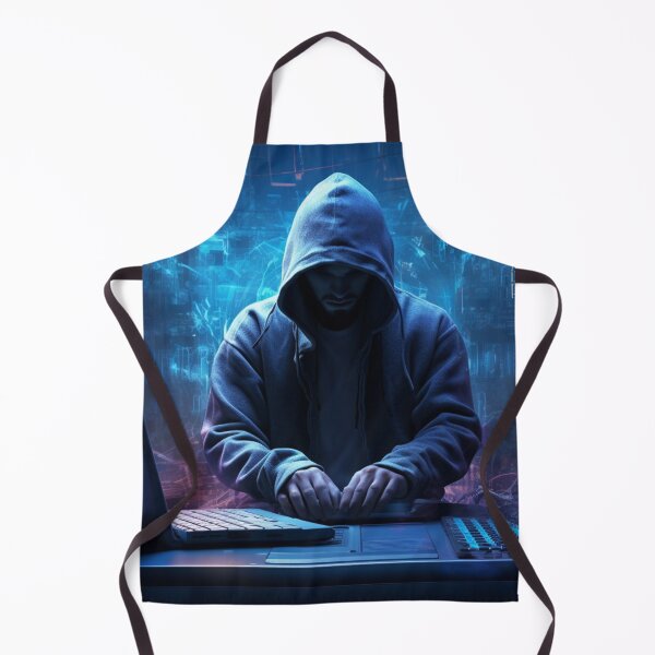 Item preview, Cyberpunk Coder – Futuristic Digital Mystery Art designed and sold by zevorgue.