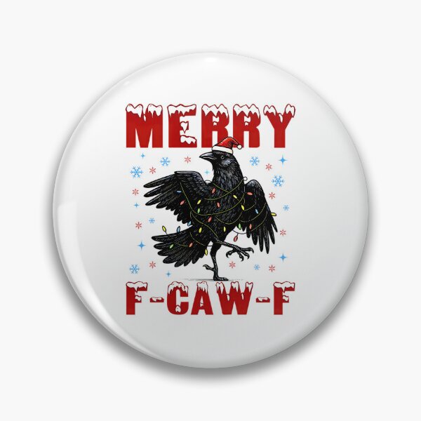 Item preview, F-Caw-F Christmas Crow Funny Goth Christmas  designed and sold by FerminVigo.