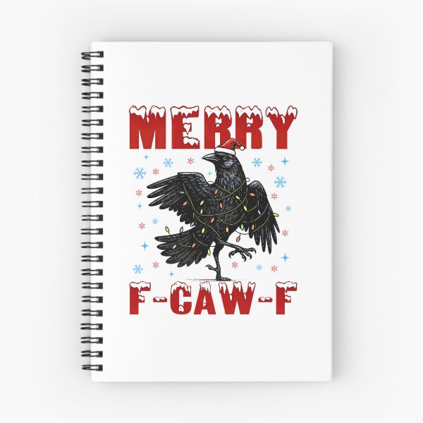 Item preview, F-Caw-F Christmas Crow Funny Goth Christmas  designed and sold by FerminVigo.