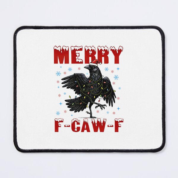 Item preview, F-Caw-F Christmas Crow Funny Goth Christmas designed and sold by FerminVigo.