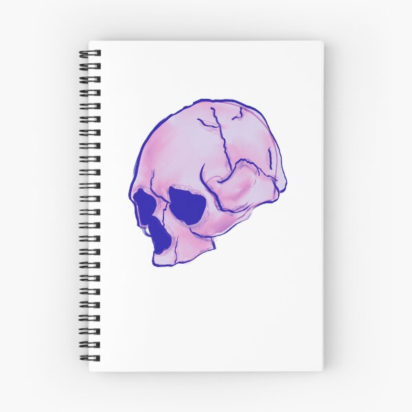 Item preview, Skully the skull - purple designed and sold by HauntAndDoodles.