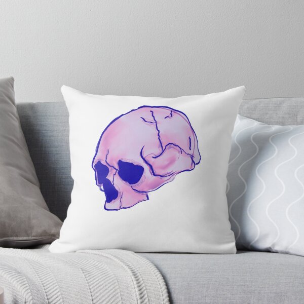 Item preview, Skully the skull - purple designed and sold by HauntAndDoodles.