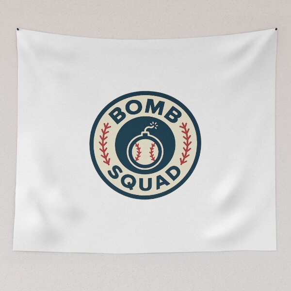 Item preview, Bomb Squad – Power Hitter Baseball Emblem by Backstop & Co. designed and sold by BackstopAndCo.