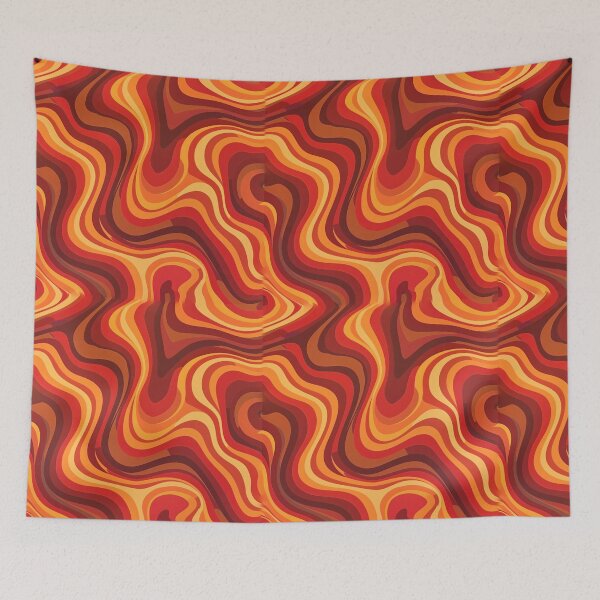 Item preview, Molten Lava Flow Abstract Pattern designed and sold by weirdfishes123.
