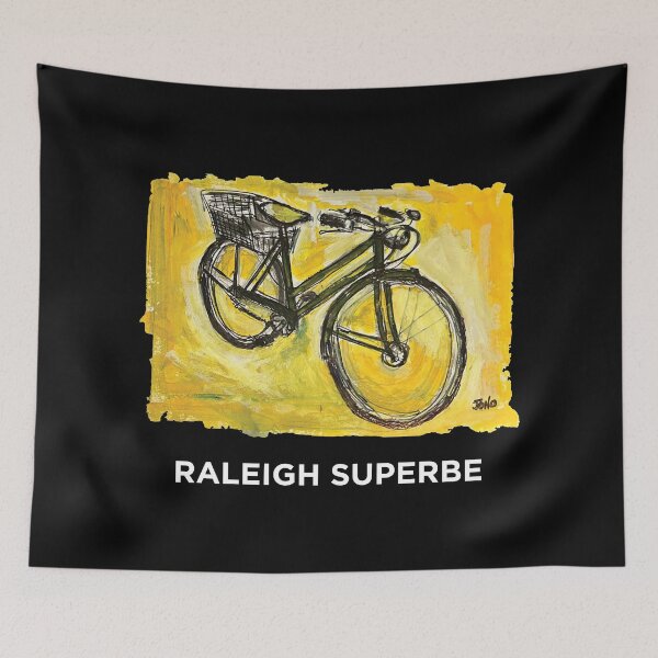 Item preview, Raleigh Superbe - dark background designed and sold by Half Serious.