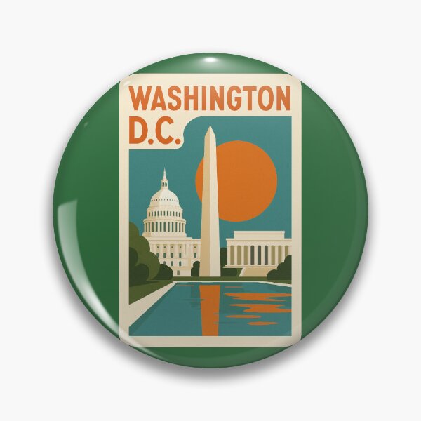 Item preview, Washington D.C. designed and sold by Broken Antler Designs .