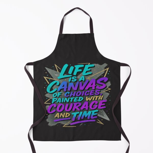 Item preview, Life is a Canvas of Choices – Inspirational Quote Typography designed and sold by alizo74.