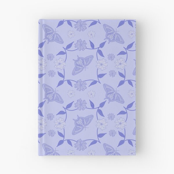 Item preview, Butterflies and Petals Pattern in Periwinkle designed and sold by designsbyklm.