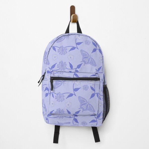 Item preview, Butterflies and Petals Pattern in Periwinkle designed and sold by designsbyklm.