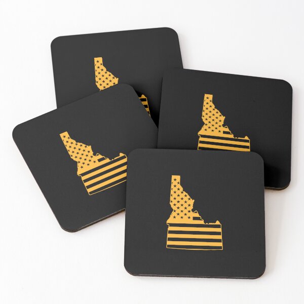 Item preview, Idaho USA Flag Silhouette – Stars and Stripes State Outline designed and sold by Paper Drip.