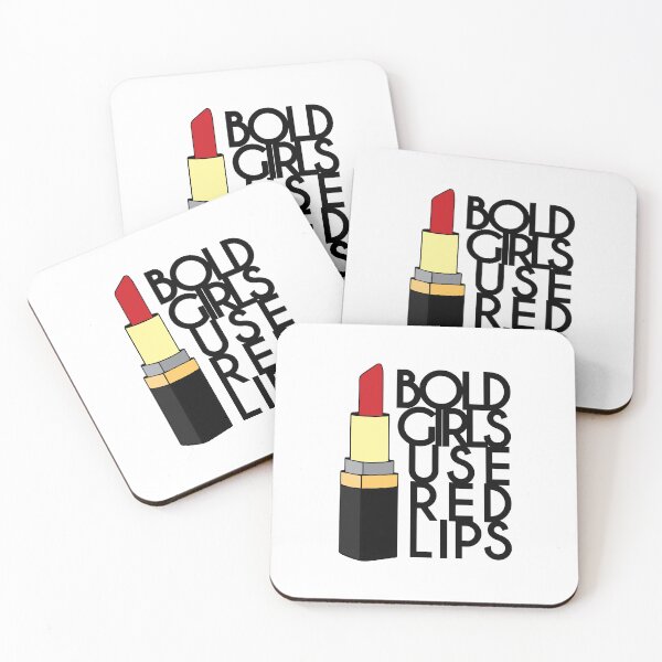 Item preview, Bold Girls Use Red Lips — Feminine Empowerment & Beauty Art designed and sold by didijuca.