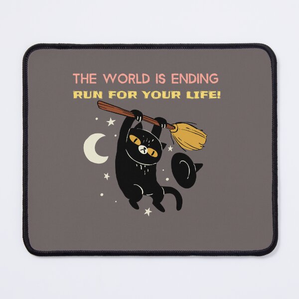 Item preview, THE WORLD IS ENDING, RUN FOR YOUR LIFE! designed and sold by JusTiceT-shirts.