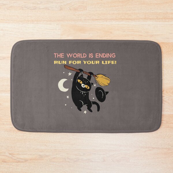 Item preview, THE WORLD IS ENDING, RUN FOR YOUR LIFE! designed and sold by JusTiceT-shirts.