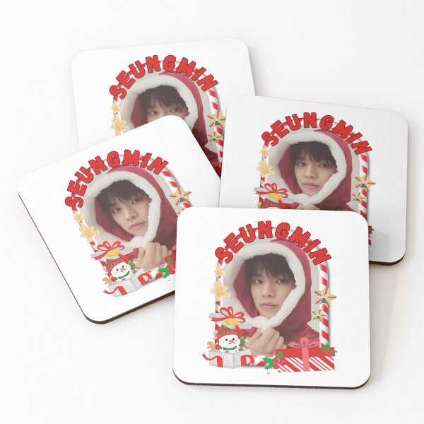 Item preview, Stray Kids Seungmin Christmas Collage: Festive Kpop Cheer Merry Christmas Stay designed and sold by AJUNICE STUDIO.