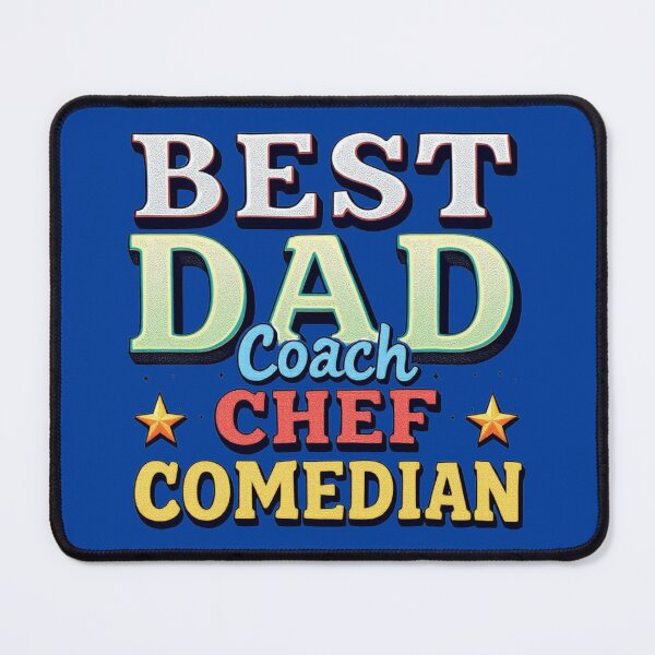 Item preview, Best Dad Coach Chef Comedian Father's Day Gift designed and sold by SholoStudio.