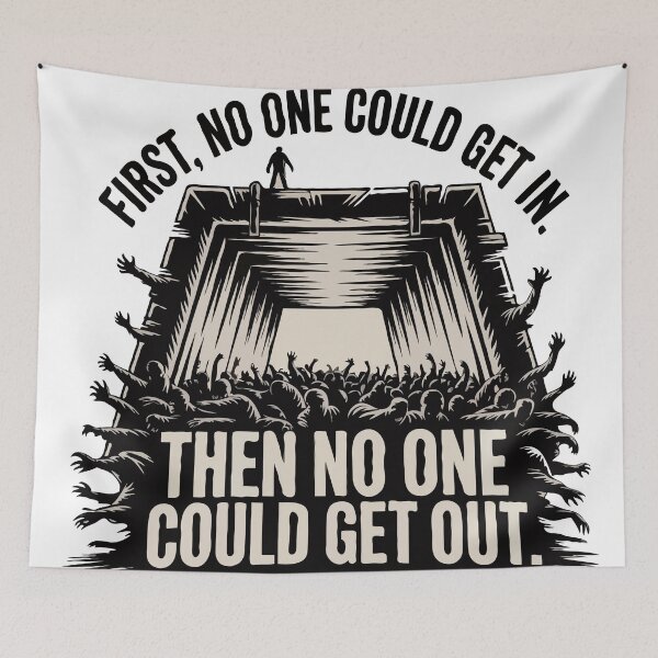 Item preview, FIRST NO ONE COULD GET IN designed and sold by scarlov.
