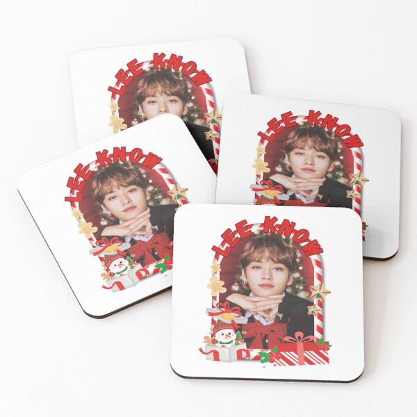 Item preview, Stray Kids Lee Know Christmas Collage: Festive Kpop Cheer Merry Christmas Stay designed and sold by AJUNICE STUDIO.