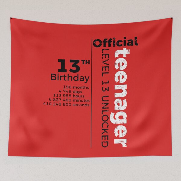 Item preview, 13th Birthday - Official Teenager Level 13 Unlocked Funny Gift designed and sold by NH2019.