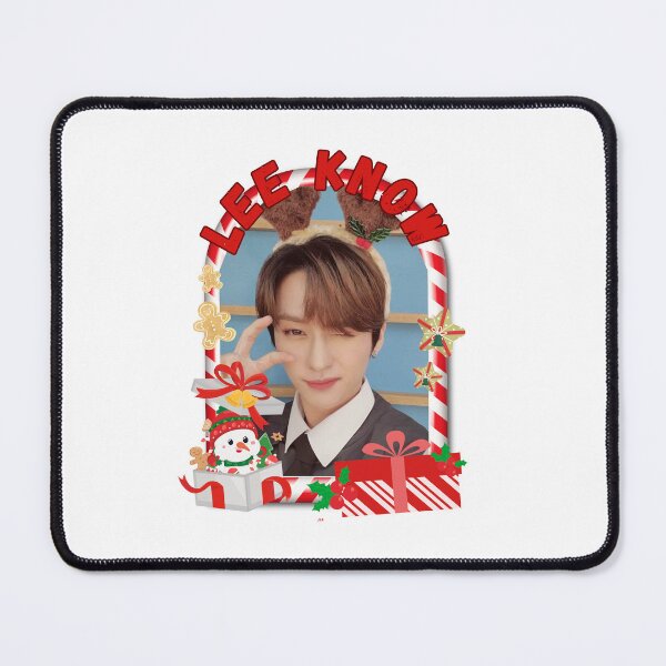 Item preview, Stray Kids Lee Know Christmas Collage: Festive Kpop Cheer Merry Christmas Stay designed and sold by AJUNICE STUDIO.