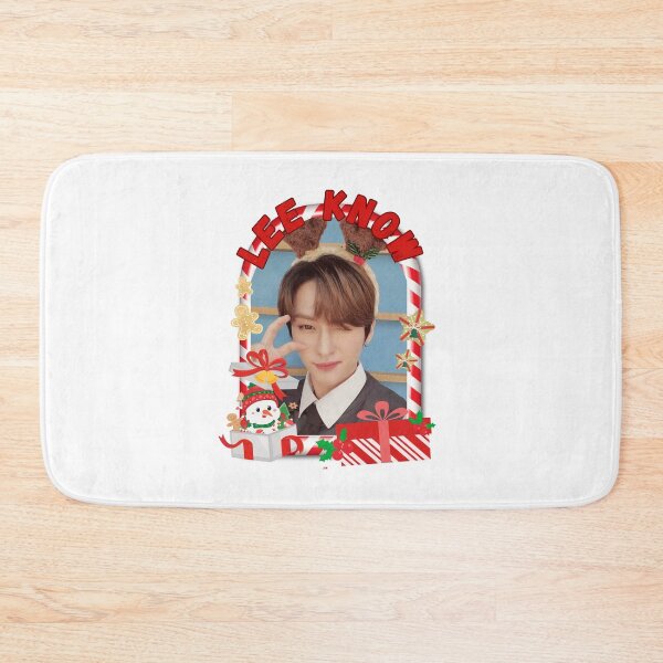 Item preview, Stray Kids Lee Know Christmas Collage: Festive Kpop Cheer Merry Christmas Stay designed and sold by AJUNICE STUDIO.