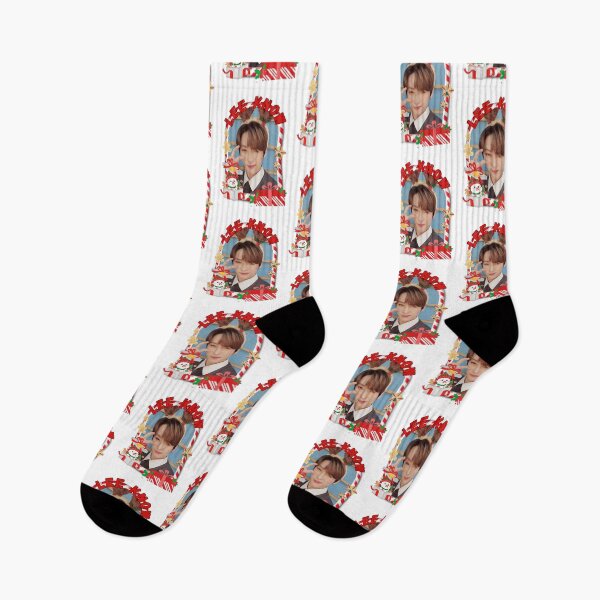 Item preview, Stray Kids Lee Know Christmas Collage: Festive Kpop Cheer Merry Christmas Stay designed and sold by AJUNICE STUDIO.