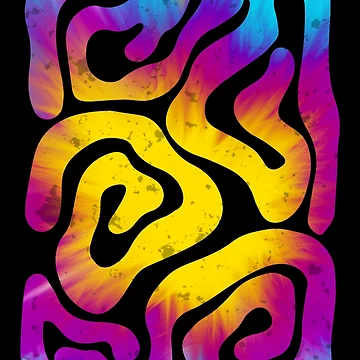 Artwork thumbnail, Psychedelic Pattern by Pixel & Petal