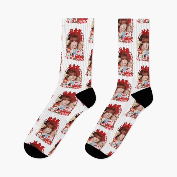 Item preview, Stray Kids Han Christmas Collage: Festive Kpop Cheer Merry Christmas Stay designed and sold by AJUNICE STUDIO.