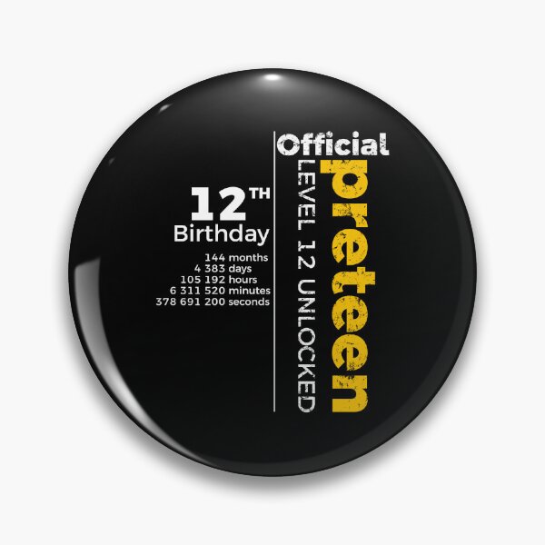 Item preview, 12th Birthday - Official Preteen Level 12 Unlocked Funny Gift designed and sold by NH2019.