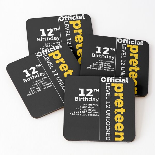 Item preview, 12th Birthday - Official Preteen Level 12 Unlocked Funny Gift designed and sold by NH2019.