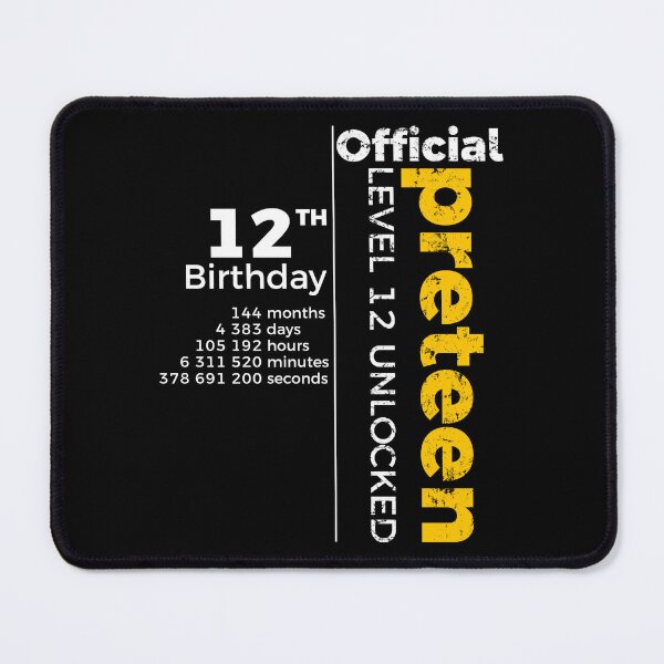 Item preview, 12th Birthday - Official Preteen Level 12 Unlocked Funny Gift designed and sold by NH2019.