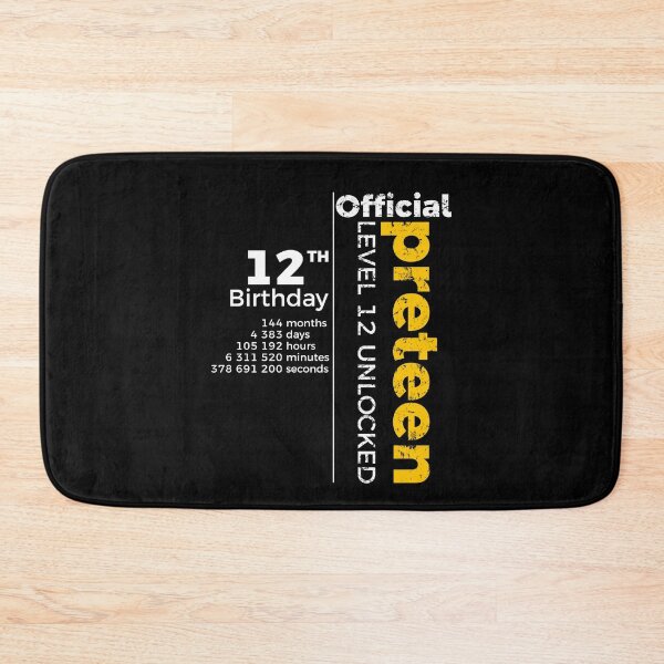 Item preview, 12th Birthday - Official Preteen Level 12 Unlocked Funny Gift designed and sold by NH2019.