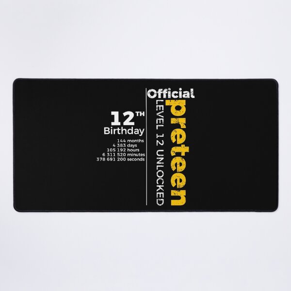 Item preview, 12th Birthday - Official Preteen Level 12 Unlocked Funny Gift designed and sold by NH2019.
