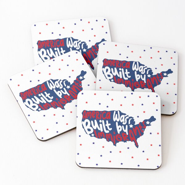 Item preview, America Was Built By Immigrants designed and sold by AKarmicWitch.