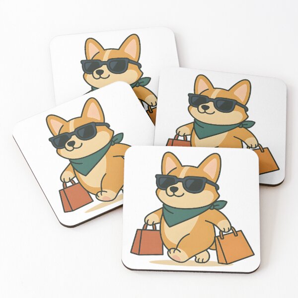 Item preview, Cool Corgi Shopping Spree designed and sold by CosmoPixelArts.
