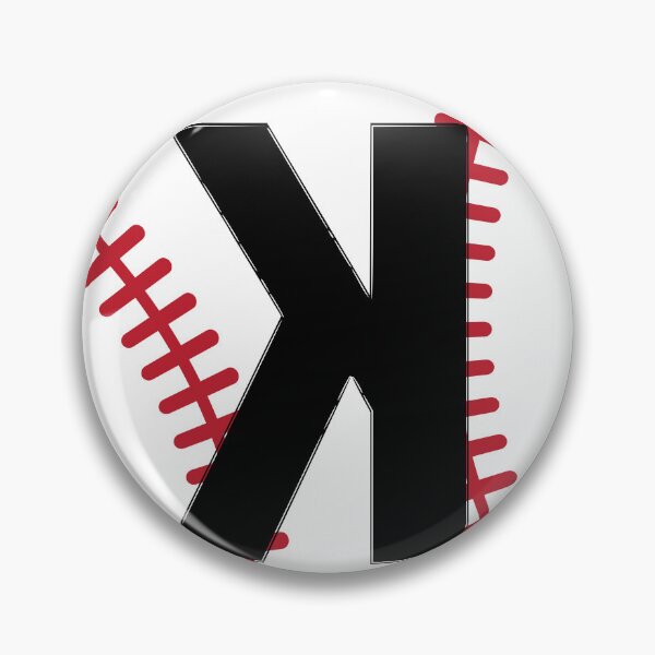 Item preview, Caught Looking – Backward K Baseball Design by Backstop & Co. designed and sold by BackstopAndCo.