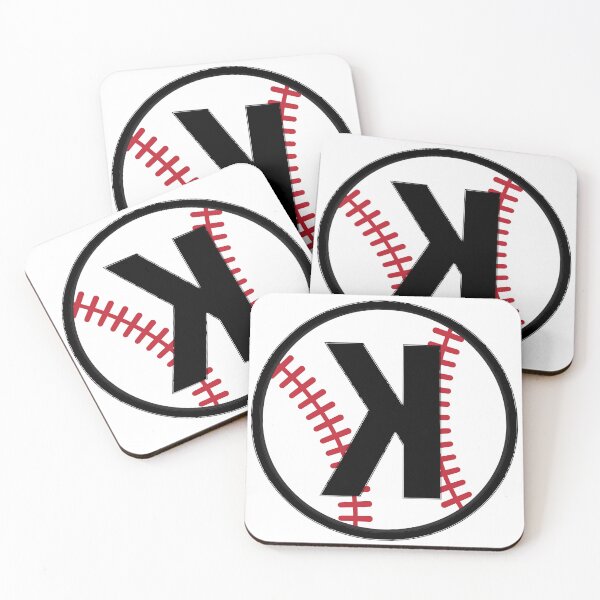 Item preview, Caught Looking – Backward K Baseball Design by Backstop & Co. designed and sold by BackstopAndCo.