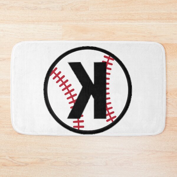 Item preview, Caught Looking – Backward K Baseball Design by Backstop & Co. designed and sold by BackstopAndCo.