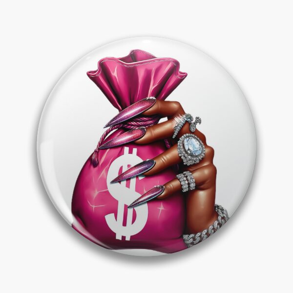 Item preview, Dark Luxury Cash Baddie Nails designed and sold by Lulunza.