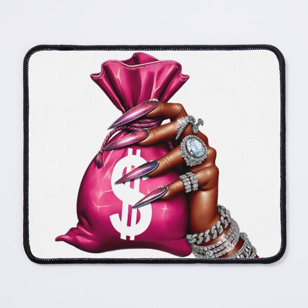 Item preview, Dark Luxury Cash Baddie Nails designed and sold by Lulunza.