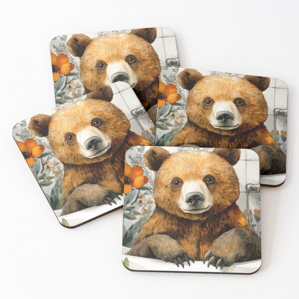 Item preview, Bear in bathtube designed and sold by JBJart.