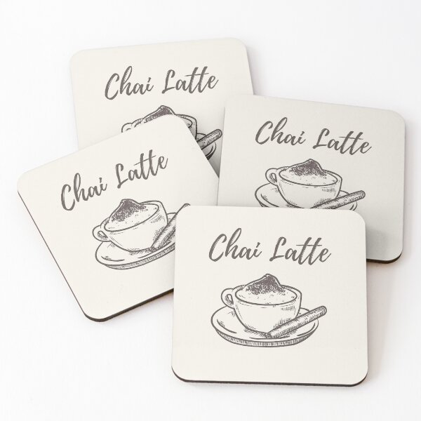 Item preview, Vintage Chai Latte Illustration designed and sold by Verycutethings.